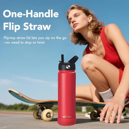 mininoo Insulated Stainless Steel Water Bottle - Image 9