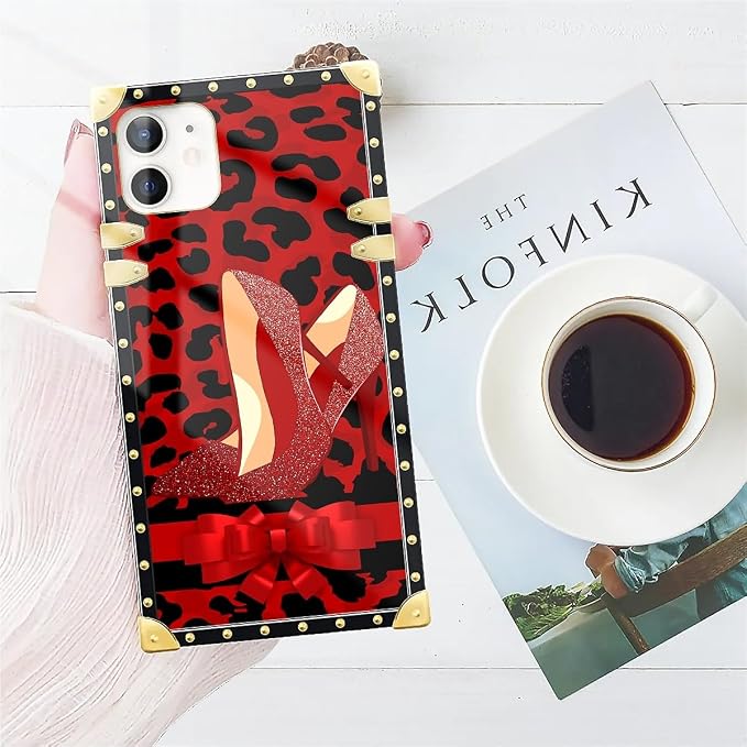 Compatible with iPhone 11 Case, Elegant High Heels Luxury Golden Decoration - Image 7