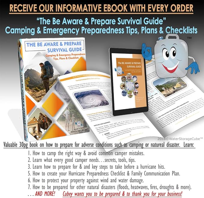 WaterStorageCube Premium Collapsible Water Container Bag, BPA Free Food Grade - Image 9