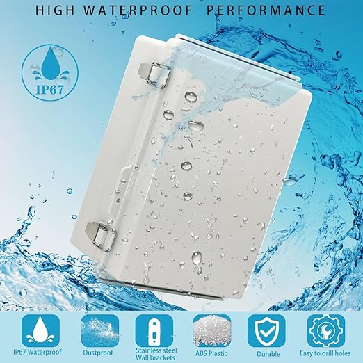 Waterproof Electrical Box Junction Box Weatherproof IP67 ABS Plastic Enclosure - Image 2