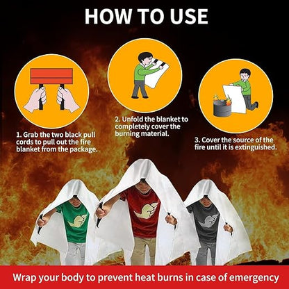 COSHNIBI Emergency Fire Blanket - Image 4
