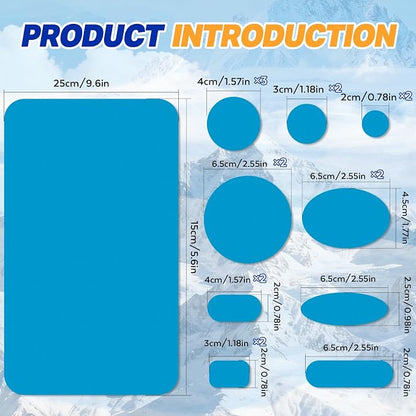 OAZ 35Pcs Down Jacket Repair Patch Kit Pre-Cut Nylon Patches - Image 2
