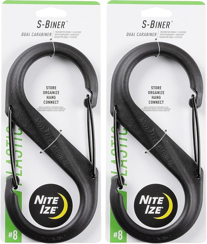Nite IZE S-Biner Dual Carabiner Plastic by Nite+Ize