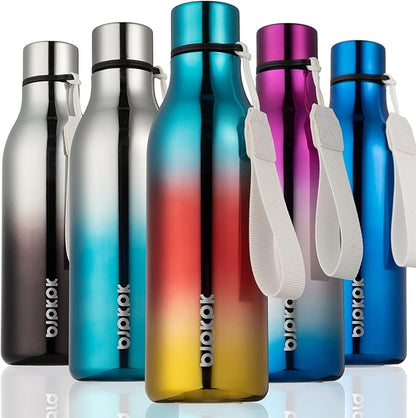 BJPKPK Insulated Water Bottles, 18 oz Stainless Steel Metal Water Bottle by BJPKPK