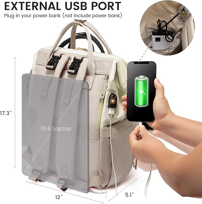 LOVEVOOK Diaper Bag Backpack, Baby Bag - Image 5