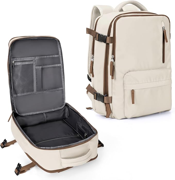 WONHOX Large Travel Backpack Carry on Flight Approved Laptop Work Business by WONHOX
