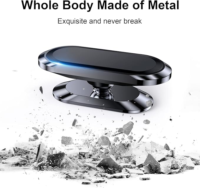 【2-Pack】 Magnetic Phone Holder for Car Dash【Strong Magnet】 Magnetic Car Phone - Image 3