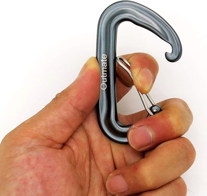 12kN 3.2"x2" Heavy-Duty Carabiner Clips - Image 4