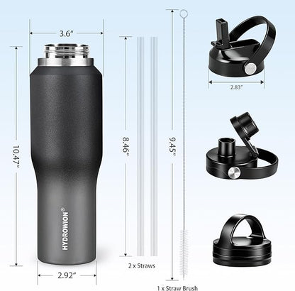 HYDROWION 32oz Water Bottle, Double Wall Vacuum Stainless Steel Insulated Water - Image 5