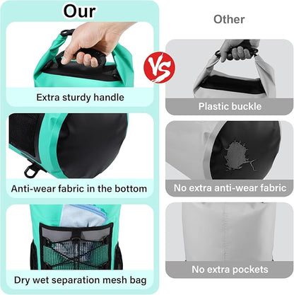 Pimoys Dry Bag, 25L Waterproof Backpack, Dry Bags Kayak - Image 4