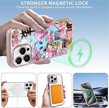 Case for iPhone 15 Pro, Cover Holiday Trip World Map Phone Case Design，for - Image 3