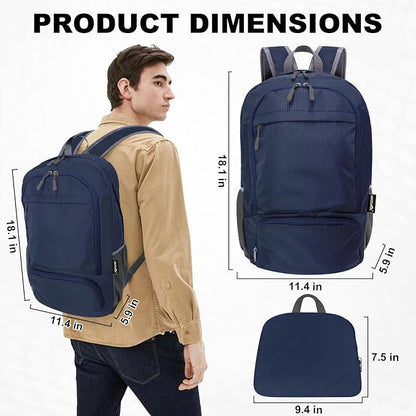 HOLYLUCK 20L lightweight packable Hiking Daypack Foldable Backpack - Image 2