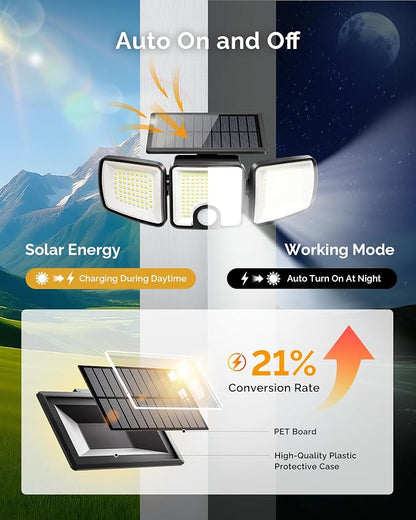 Brightown 1 Pack Solar Outdoor Lights - Image 4