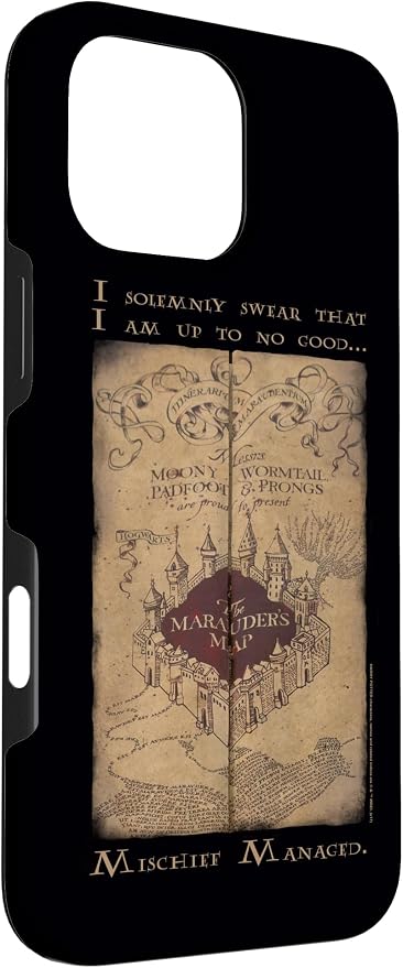 iPhone 16 Pro Max Harry Potter Marauder's Map Words Case - Image 3