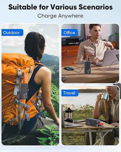 90000mAh High Capacity Power Bank, 30W Fast Charging Portable Charger PD&QC 3.0 - Image 8