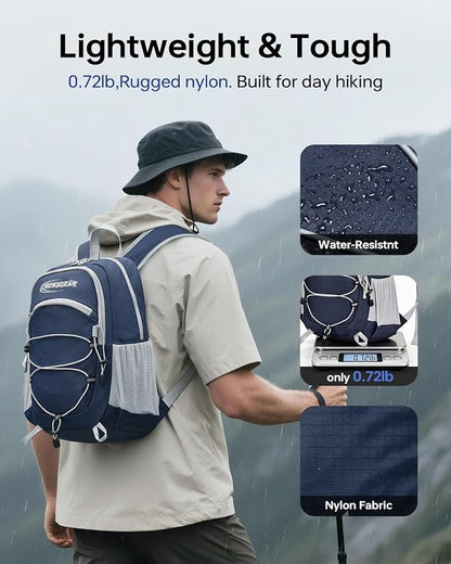 CROSSGEAR 24L Packable Backpack, Lightweight Hiking Daypack, Water-Resistant - Image 6