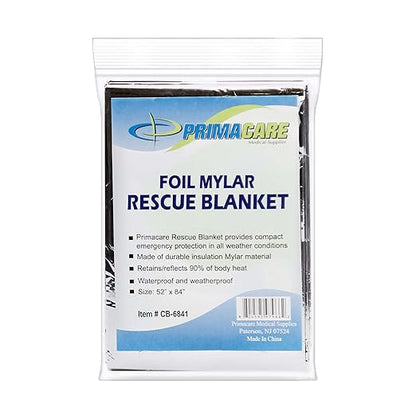 Primacare CB-6841-CS Emergency Foil Mylar Thermal Blanket - Image 9