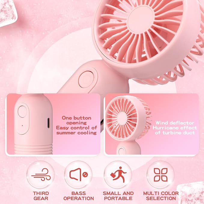 Rossesay 36 Pcs Mini Portable Fan Bulk Cute Handheld Lightweight Small Little - Image 5