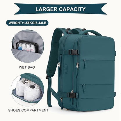 coowoz Large Travel Backpack For Women Men, Carry On Backpack, Hiking Backpack - Image 5