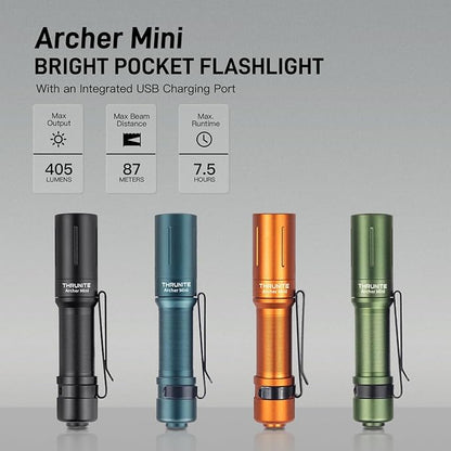 ThruNite Archer Mini Pocket EDC Pen Flashlight, USB-C Rechargeable Mini LED - Image 2