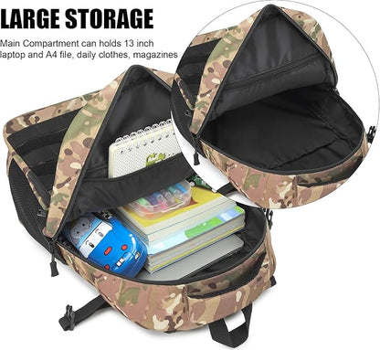 Kids Tactical Backpack Army Molle Bookbag Military Boys Backpack - Image 4