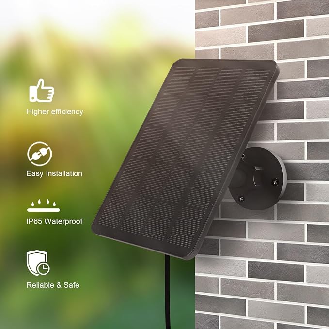 4W Solar Panel for Blink Outdoor 4 Camera, Solar Panel - Image 3