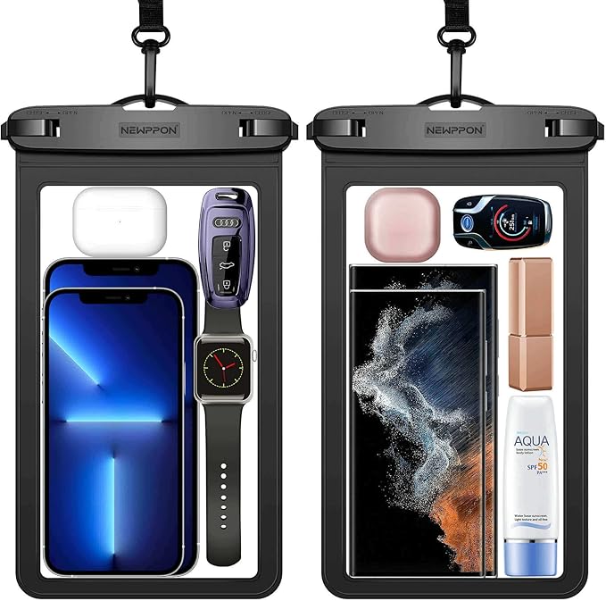 10.5" XL Large Waterproof Phone Pouch by Newppon