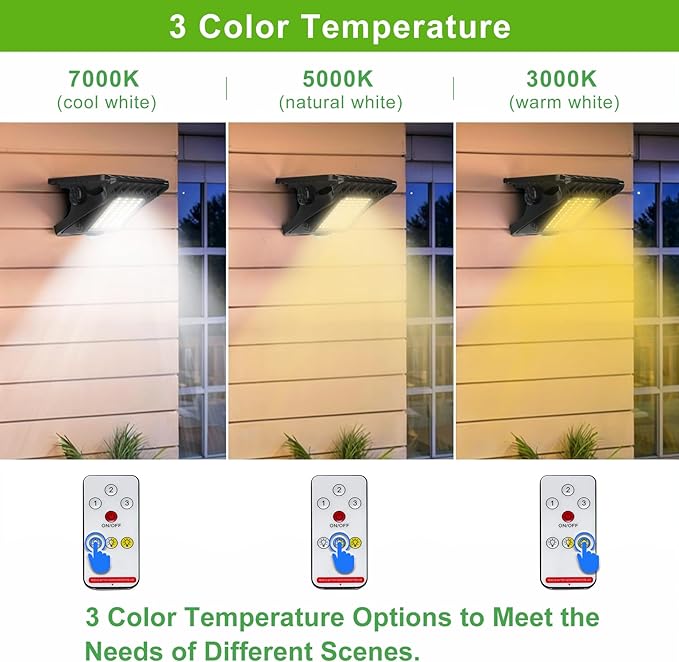 Tryme 118Leds Solar Lights Outdoor Clip Motion Sensor Lights Security Light 3 - Image 4