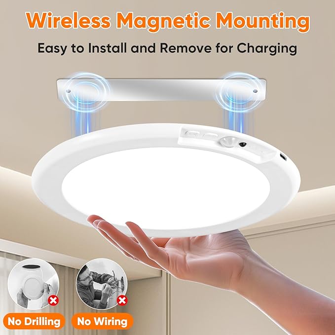 Rechargeable Motion Sensor Ceiling Light - Image 7