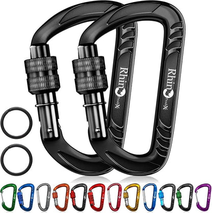 Rhino Produxs 12kN Heavy Duty Carabiner Clips, by Rhino+Produxs