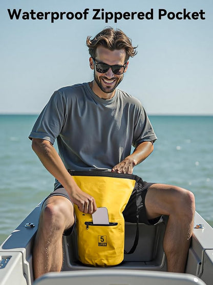 HEETA Waterproof Dry Bag with Front Zippered Pocket - Image 7