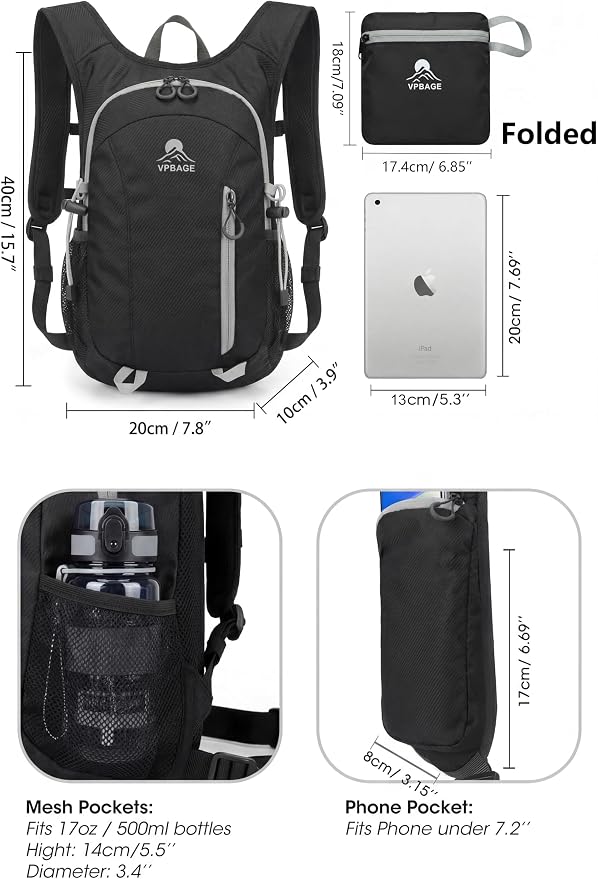 Foldable Small Hiking Backpack - Image 5