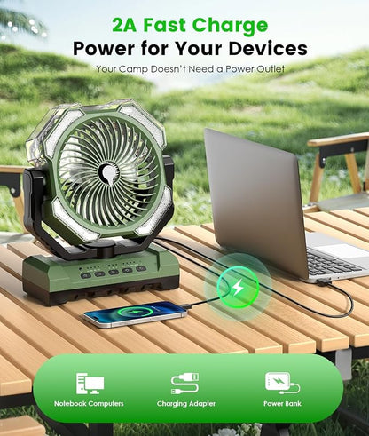 Camping Misting Fan - Image 8