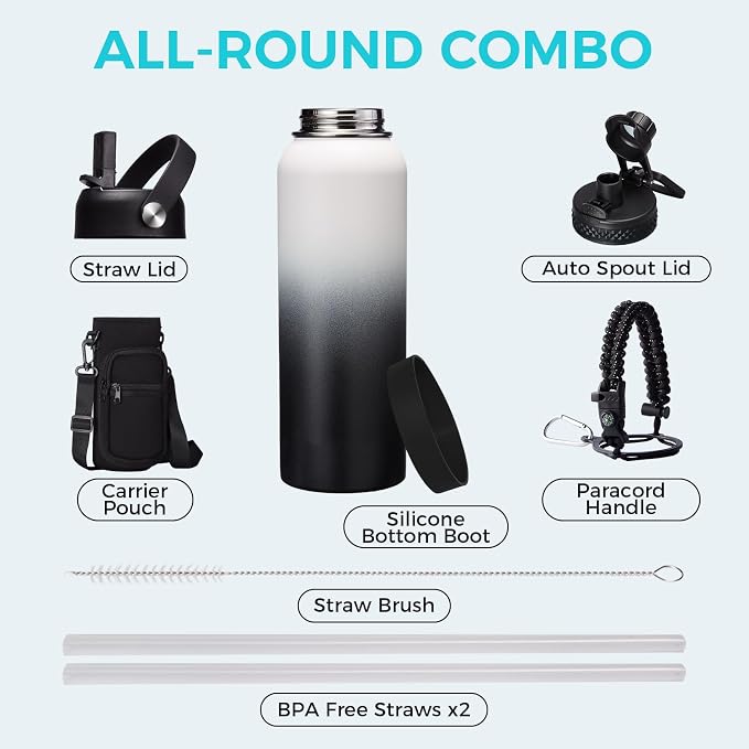 Insulated Water Bottle 40OZ - Image 2
