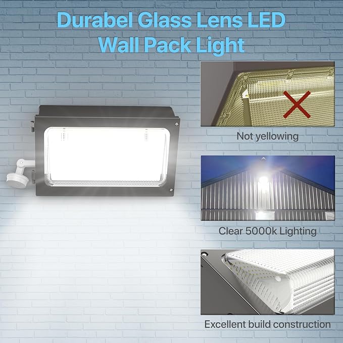 HYPERLITE LED Wall Pack Light: 120W Wall Pack LED Exterior Light - Image 6