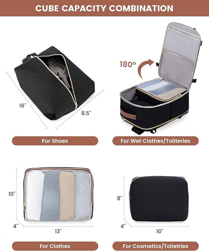 LOVEVOOK Large Travel Backpack for Women, TSA Carry on Backpack for Airplanes - Image 4