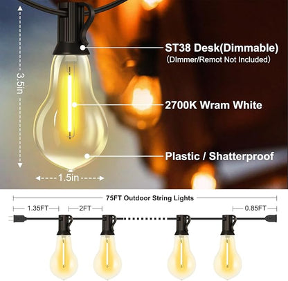 75FT Outdoor String Lights - Image 6