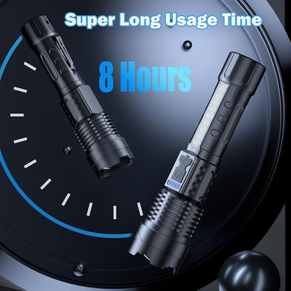 Cinlinso Flashlight High Lumens Rechargeable 2 Pack, 990000 Lumen Super Bright - Image 3