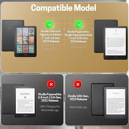 TNP Stand Case with Strap for Kindle Paperwhite 12th Gen 2024 / Kindle - Image 2