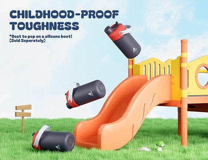 POWCAN 2 Pack 12 oz Kids Insulated Water Bottle - Image 6