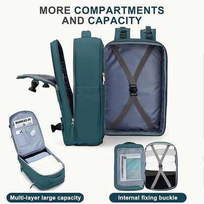 coowoz Large Travel Backpack For Women Men, Carry On Backpack, Hiking Backpack - Image 3