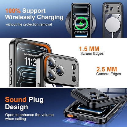 SPIDERCASE for iPhone 17 Pro Case Waterproof, Built-in Lens & Screen Protector - Image 5