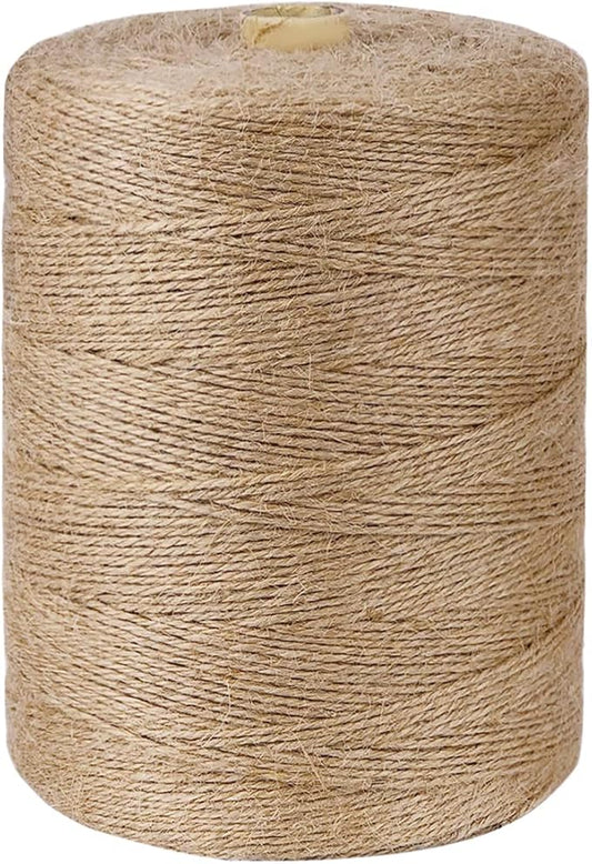 PerkHomy Jute Twine String 3600 Feet Natural Thin by PerkHomy