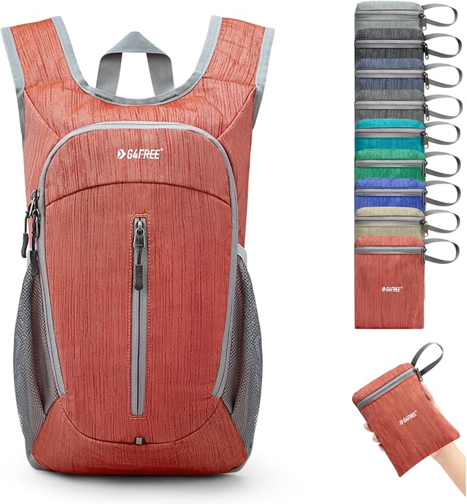 G4Free 10L Hiking Backpack Small Travel Hiking Daypack Lightweight Packable - Image 7