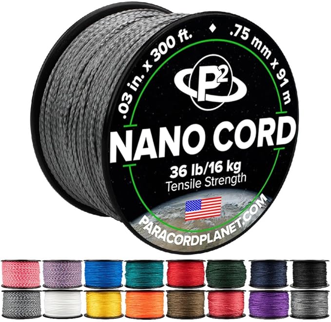 Paracord Planet Nano Cord –Lightweight Nylon Nano Paracord – Great by ParacordPlanet
