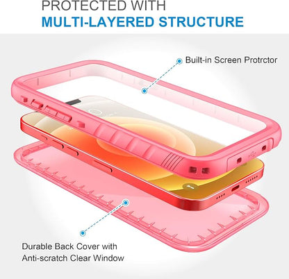 SPORTLINK for iPhone 12/12 Pro Waterproof Case, Full Body Shockproof Dustproof - Image 4