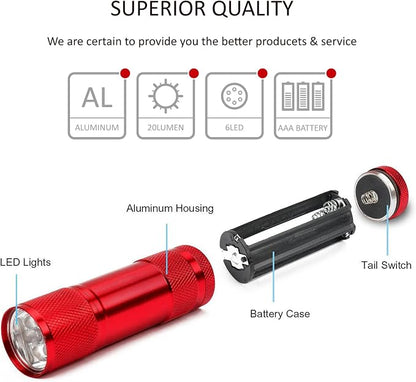 FASTPRO 4-Pack Aluminum LED Flashlights Set - Image 4
