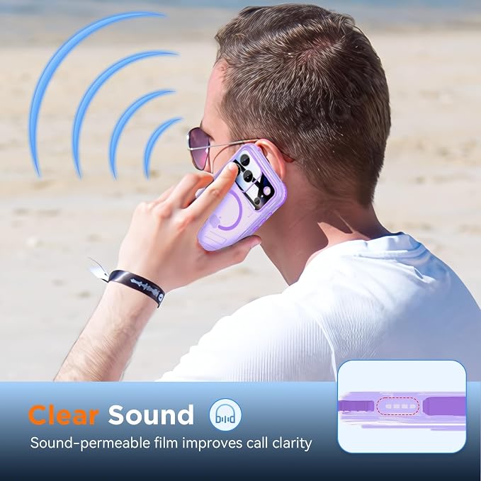 WIFORT for iPhone 17 Pro Max Waterproof Case, - Image 9