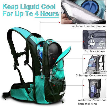 Mothybot Hydration Pack, Insulated Hydration Backpack - Image 2