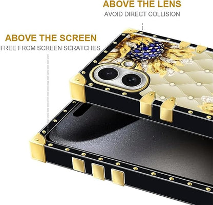 for iPhone 17 Case Luxury Golden Decoration - Image 7